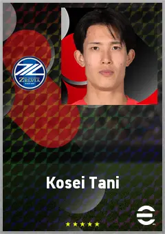 Tani Kosei eFootball 2026 player card, 72 OVR GK