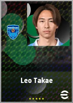 Takae Leo eFootball 2026 player card, 68 OVR CMF