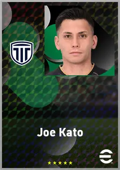 Kato Joe eFootball 2026 player card, 63 OVR AMF