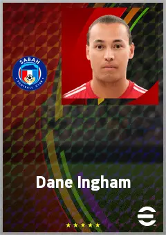 Dane Ingham eFootball 2026 player card, 67 OVR RB