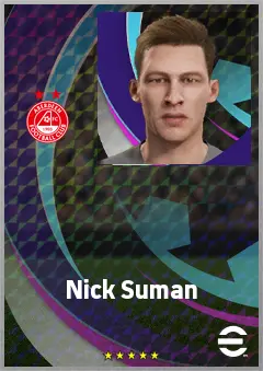 Nick Suman eFootball 2026 player card, 65 OVR GK
