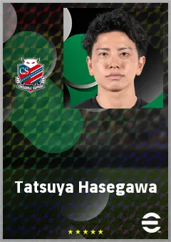 Hasegawa Tatsuya eFootball 2026 player card, 68 OVR LMF