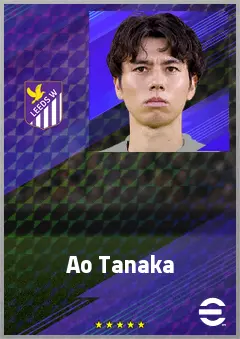 Tanaka Ao eFootball 2026 player card, 74 OVR CMF