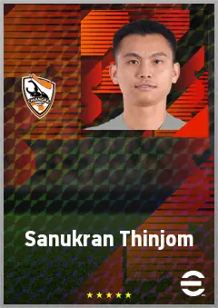 Sanukran Thinjom eFootball 2026 player card, 66 OVR LB