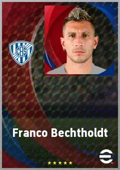 Franco Bechtholdt eFootball 2026 player card, 69 OVR CB