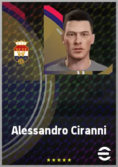 Alessandro Ciranni eFootball 2026 player card, 70 OVR RB