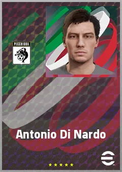 Antonio Di Nardo eFootball 2026 player card, 63 OVR CF