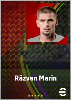 Răzvan Marin eFootball 2026 player card, 73 OVR DMF