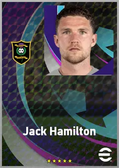 Jack Hamilton eFootball 2026 player card, 68 OVR GK