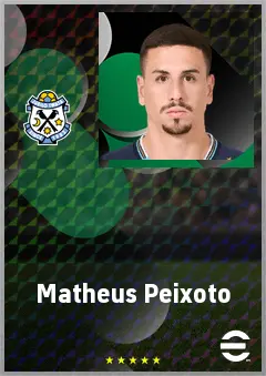 Matheus Peixoto eFootball 2026 player card, 70 OVR CF