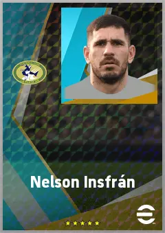 Nelson Insfrán eFootball 2026 player card, 75 OVR GK