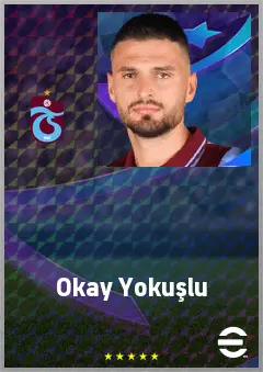 Okay Yokuşlu eFootball 2026 player card, 72 OVR DMF