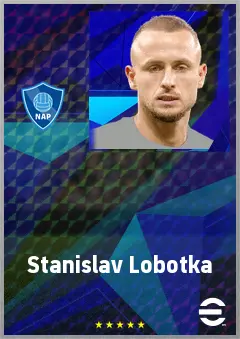 Stanislav Lobotka eFootball 2026 player card, 77 OVR DMF