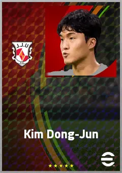 Kim Dong-Jun eFootball 2026 player card, 70 OVR GK