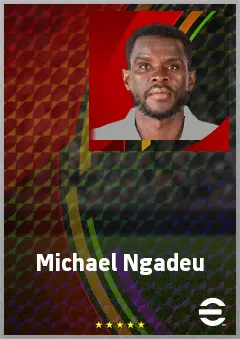 Michael Ngadeu eFootball 2026 player card, 72 OVR CB
