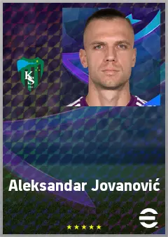 Aleksandar Jovanović eFootball 2026 player card, 69 OVR GK