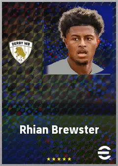 Rhian Brewster eFootball 2026 player card, 70 OVR SS