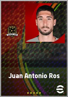 Juan Antonio Ros eFootball 2026 player card, 70 OVR CB