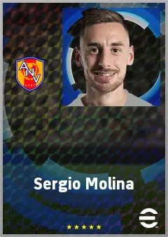 Sergio Molina eFootball 2026 player card, 68 OVR CMF