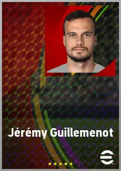 Jérémy Guillemenot eFootball 2026 player card, 71 OVR CF