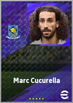 Marc Cucurella eFootball 2026 player card, 80 OVR LB