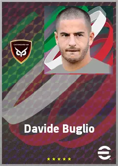 Davide Buglio eFootball 2026 player card, 69 OVR DMF