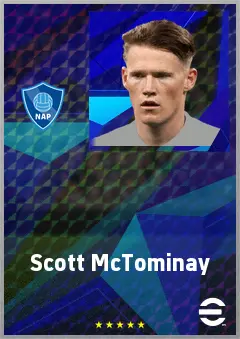 Scott McTominay eFootball 2026 player card, 78 OVR CMF