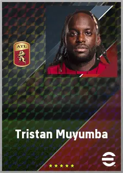 Tristan Muyumba eFootball 2026 player card, 70 OVR DMF