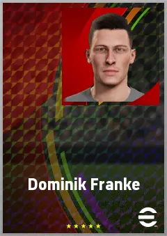 Dominik Franke eFootball 2026 player card, 64 OVR LB
