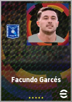 Facundo Garcés eFootball 2026 player card, 73 OVR CB