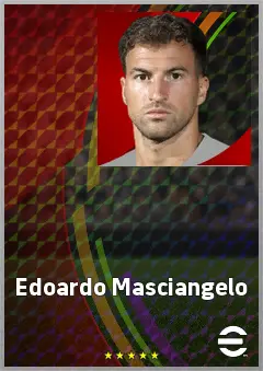 Edoardo Masciangelo eFootball 2026 player card, 68 OVR LB