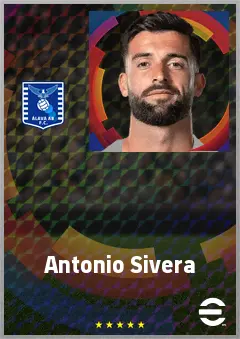 Antonio Sivera eFootball 2026 player card, 75 OVR GK