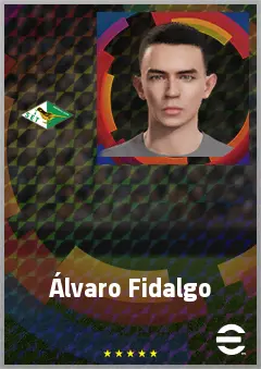 Álvaro Fidalgo eFootball 2026 player card, 76 OVR CMF