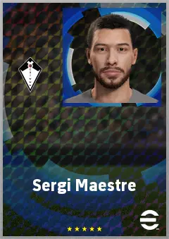 Sergi Maestre eFootball 2026 player card, 67 OVR CMF