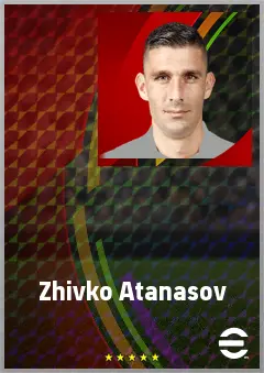 Zhivko Atanasov eFootball 2026 player card, 69 OVR CB