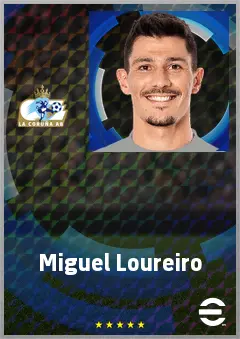 Miguel Loureiro eFootball 2026 player card, 71 OVR RB