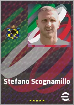 Stefano Scognamillo eFootball 2026 player card, 71 OVR CB