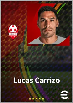 Lucas Carrizo eFootball 2026 player card, 73 OVR CB