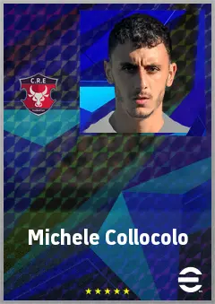 Michele Collocolo eFootball 2026 player card, 72 OVR CMF