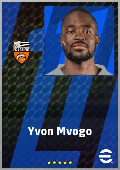 Yvon Mvogo eFootball 2026 player card, 73 OVR GK
