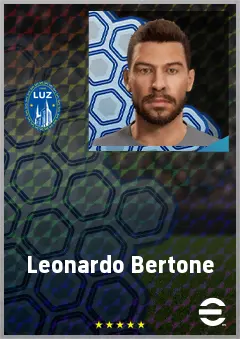 Leonardo Bertone eFootball 2026 player card, 70 OVR CMF