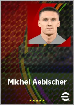 Michel Aebischer eFootball 2026 player card, 73 OVR CMF