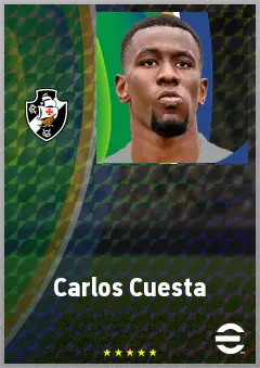 Carlos Cuesta eFootball 2026 player card, 74 OVR CB