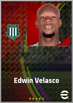 Edwin Velasco eFootball 2026 player card, 71 OVR LB