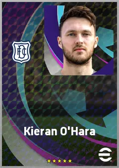 Kieran O'Hara eFootball 2026 player card, 68 OVR GK