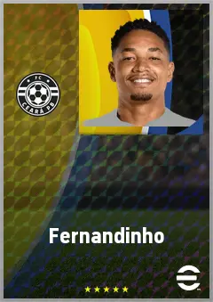 Fernandinho eFootball 2026 player card, 70 OVR LWF