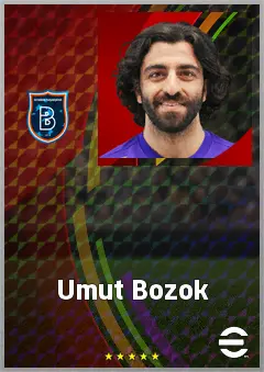 Umut Bozok eFootball 2026 player card, 70 OVR CF