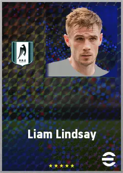 Liam Lindsay eFootball 2026 player card, 71 OVR CB