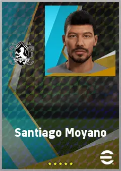 Santiago Moyano eFootball 2026 player card, 73 OVR RB