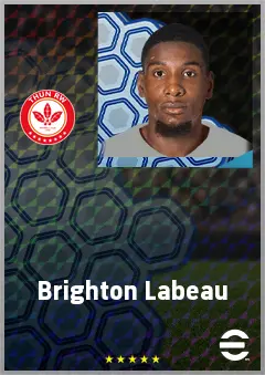 Brighton Labeau eFootball 2026 player card, 66 OVR CF